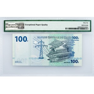 Congo Democratic Republic, 100 Francs 2000, PMG - Gem Uncirculated 66 EPQ