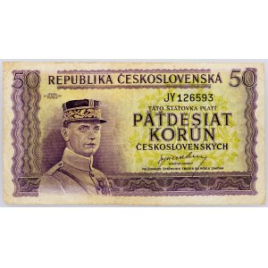 Czechoslovakia, 50 Korun ND (1945-1948)