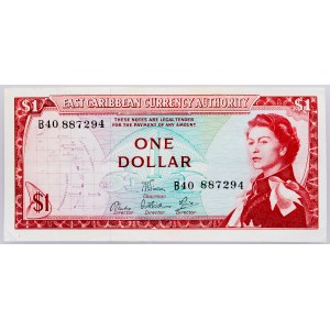 Eastern Caribbean States, 1 Dollar 1965
