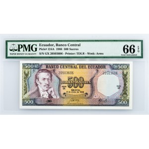 Ecuador, 500 Sucres 1988, PMG - Gem Uncirculated 66 EPQ