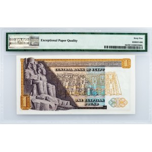 Egypt, 1 Pound 1967-1978, PMG - Gem Uncirculated 65 EPQ
