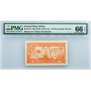 French West Africa, 0.50 Franc 1994, PMG - Gem Uncirculated 66 EPQ