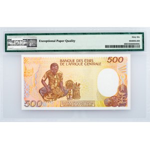 Gabon, 500 Francs 1985, PMG - Gem Uncirculated 66 EPQ