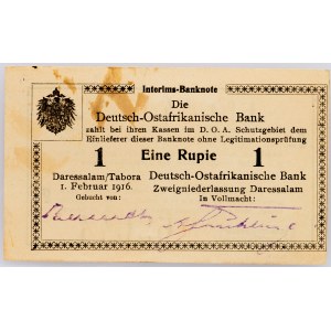 German East Africa, 1 Rupie 1916