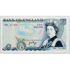Great Britain, 5 Pounds 1971-1991