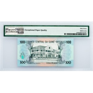 Guinea - Bissau, 100 Pesos 1990, PMG - Superb Gem Unc 67 EPQ