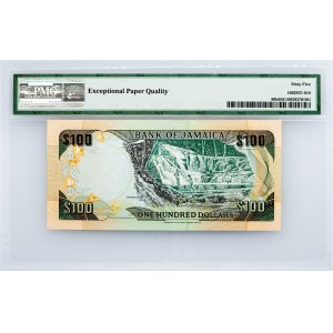 Jamaica, 100 Dollars 2002, PMG - Gem Uncirculated 65 EPQ