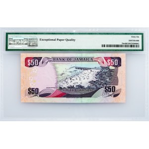 Jamaica, 50 Dollars 2002, PMG - Gem Uncirculated 66 EPQ