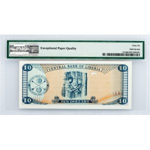 Liberia, 10 Dollars 2006, PMG - Gem Uncirculated 66 EPQ