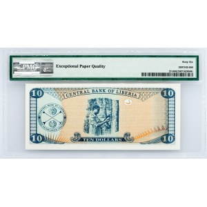 Liberia, 10 Dollars 2006, PMG - Gem Uncirculated 66 EPQ