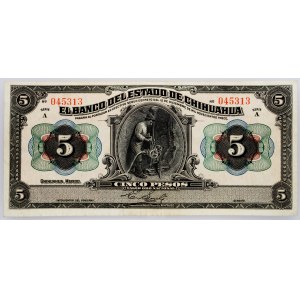 Mexico, 5 Pesos 1913