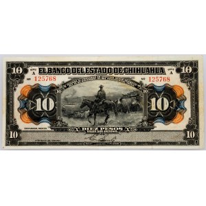 Mexico, 10 Pesos 1913