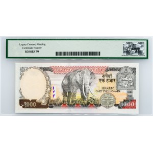 Nepal, 1000 Rupees 2002, Legacy - Gem New 65PPQ