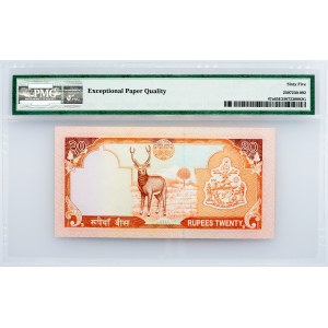 Nepal, 20 Rupees 2002, PMG - Gem Uncirculated 65 EPQ