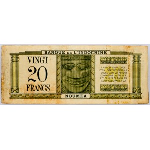 New Caledonia, 20 Francs ND