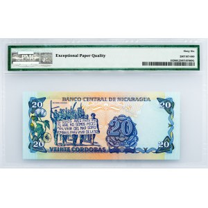 Nicaragua, 20 Córdobas 1985, PMG - Gem Uncirculated 66 EPQ