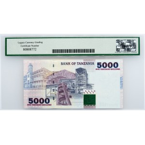 Tanzania, 5000 Shilingi 2003, Legacy - Superb Gem New 67PPQ