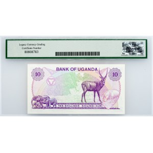 Uganda, 10 Shillings 1982, Legacy - Very Choice New 64PPQ