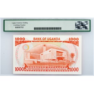 Uganda, 1000 Shillings 1983, Legacy - Gem New 65PPQ