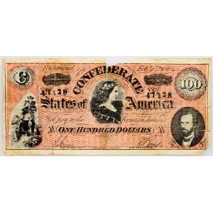 USA, 100 Dollars 1864