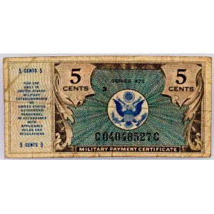 USA, Military, 5 Cents, Series 472