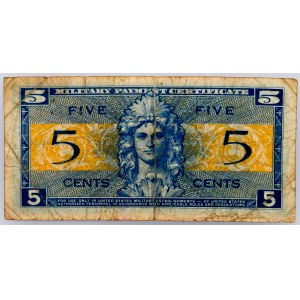 USA, Military, 5 Cents, Series 521