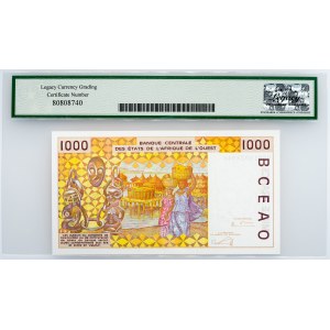 West African States, 1000 Francs 2003, Legacy - Gem New 66PPQ