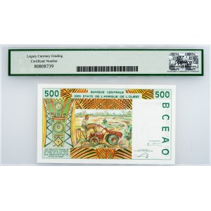West African States, 500 Francs 2003, Legacy - Gem New 66PPQ