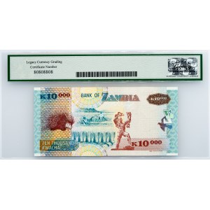 Zambia, 10000 Kwacha 2008, Legacy - Gem New 66PPQ