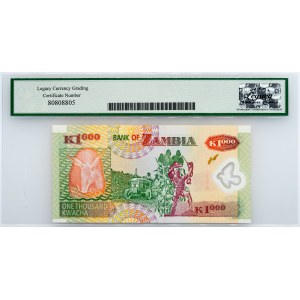 Zambia, 1000 Kwacha 2009, Legacy - Very Choice New 64PPQ