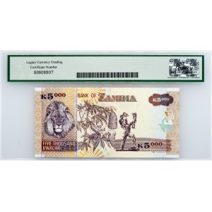 Zambia, 5000 Kwacha 2011, Legacy - Superb Gem New 67PPQ