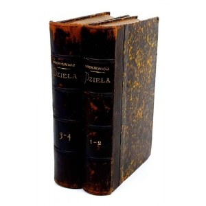 MICKIEWICZ - POEZYE. T. 1-4 [in 2 vols.] Paris 1828-1832, DZIADY cz. III Paris PIERWODRUK