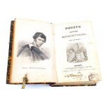 MICKIEWICZ - POEZYE. T. 1-4 [in 2 Bänden] Paris 1828-1832, DZIADY cz. III Paris PIERWODRUK
