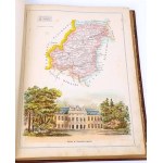 BAZEWICZ - GEOGRAPHICAL ATLAS OF THE KINGDOM OF POLAND publ. 1907