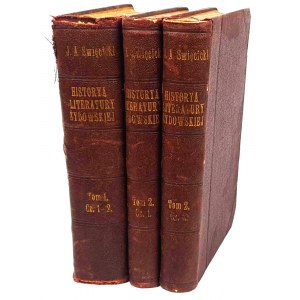 ŚWIĘCICKI- HISTORY OF JEWISH LITERATURE set 1902
