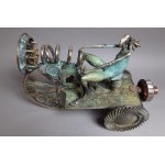 D.Z., Time Machine (Bronze, 49 cm wide)