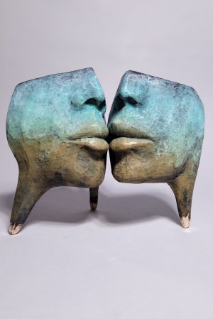D.Z., Pocałunek (Duży - brąz, wys. 29 cm)