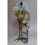 I.K., Peacocks (Bronze, height 43 cm)