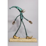 Paul Erasmus, Walking Gnome (Bronze, H 31.5 cm)