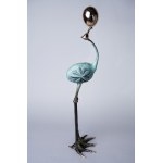 I.K., Heron with Egg (Bronze, height 74 cm)