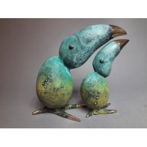 I.K., Toucans (Bronze, height 28 cm)