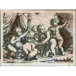 E. COOPER AFTER LOUIS TESTELIN (1615-1655): Putti