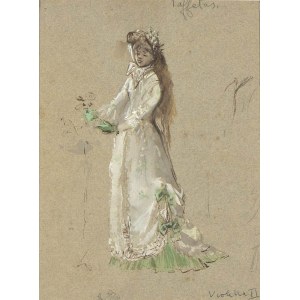 ANONYMOUS: Lady in white dress