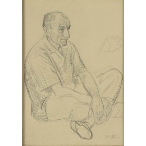 ARTIST OF XX CENTURY: Seated man, 1967