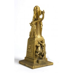 UMBERTO MASTROIANNI (Fontana Liri, 1910 - Marino, 1998): Model of allegorical monument