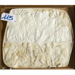 ANONYMOUS: Bas relief with classical Roman scenes