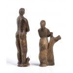 SABINA MIRRI (Rome, 1957): Lot composed by two sculptures