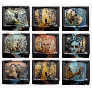 EMANUELE GIANNELLI (Rome, 1962): Televisions, 1993