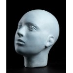 MARZIA GANDINI (Rome, 1960): Light blue head, 1998