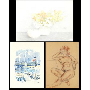 ANONYMOUS: Lot of three works on paper